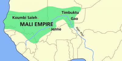 Koninkrijk van Mali kaart